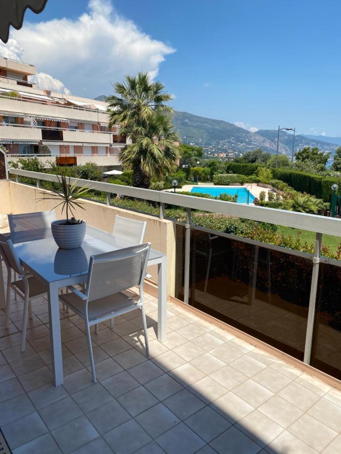 Superbe 2P Vue Mer, Ensoleille, Piscine Roquebrune-Cap-Martin Ngoại thất bức ảnh