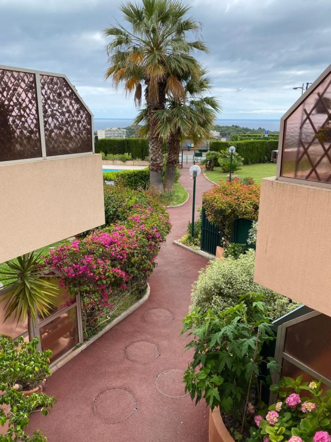 Superbe 2P Vue Mer, Ensoleille, Piscine Roquebrune-Cap-Martin Ngoại thất bức ảnh