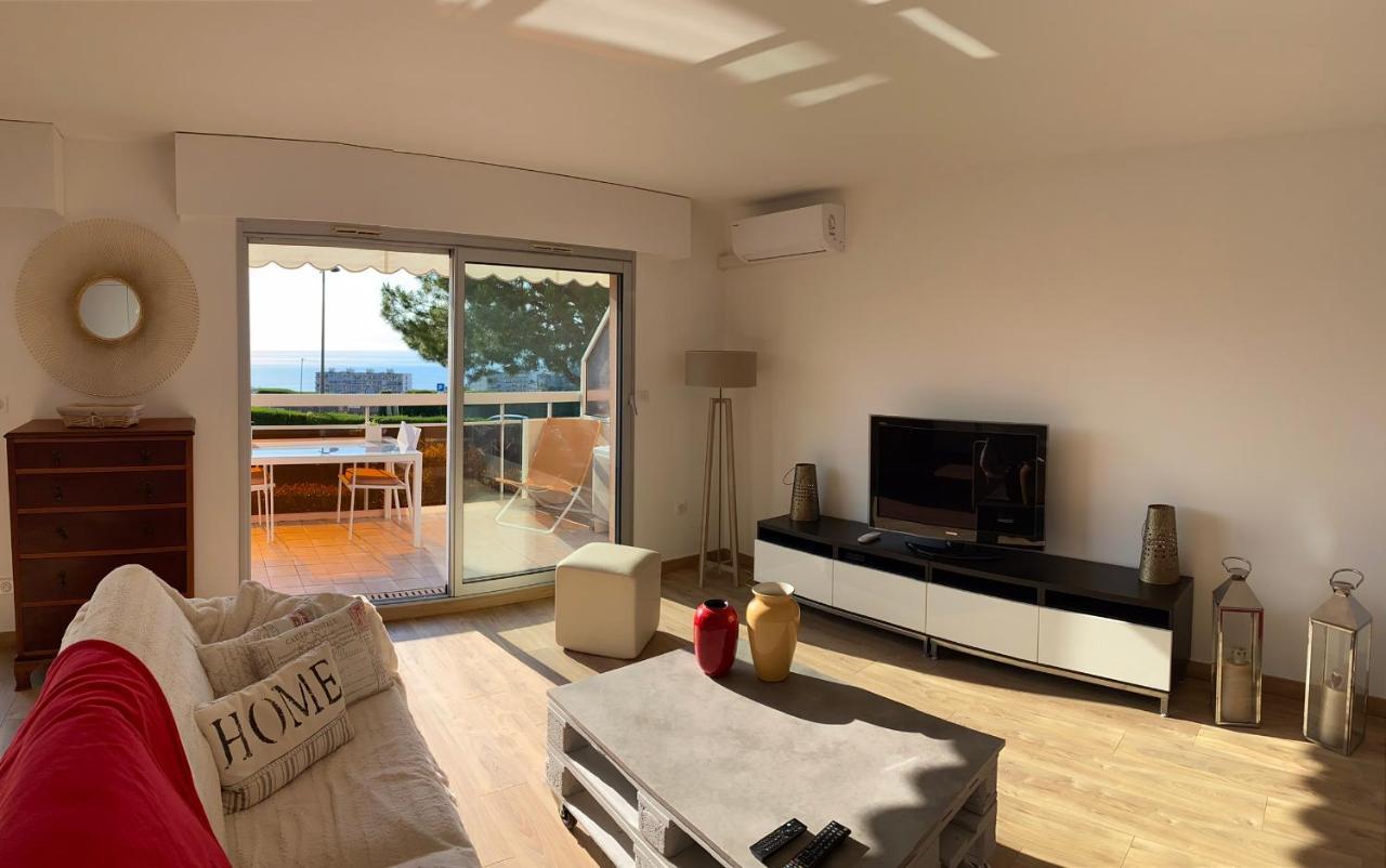Superbe 2P Vue Mer, Ensoleille, Piscine Roquebrune-Cap-Martin Ngoại thất bức ảnh
